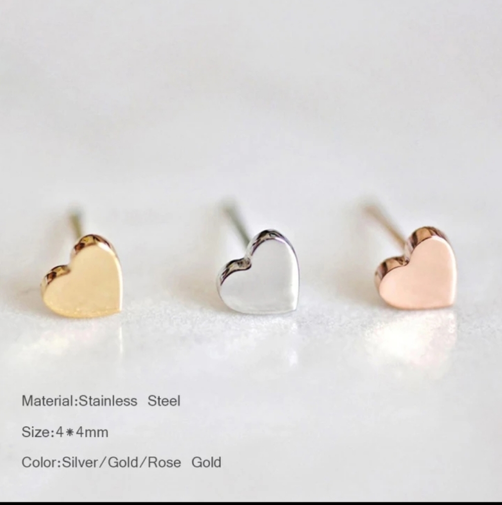 Heart Shape Earrings 🍇🍇 - Picture 6 of 6